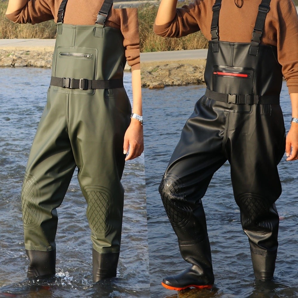 Fishing Waders - Macacão de Pesca em PVC Durável,