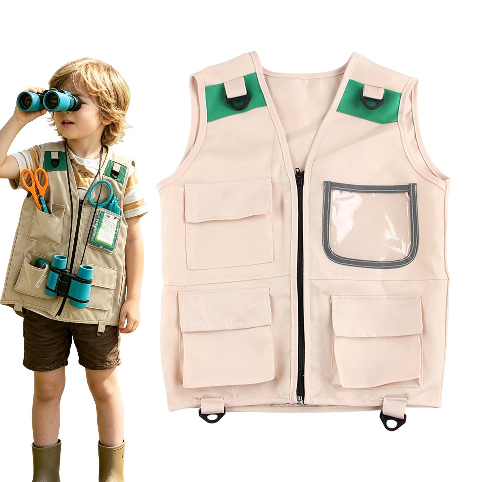 Fishing Vest - Fantasia de Safari para Crianças, Colete