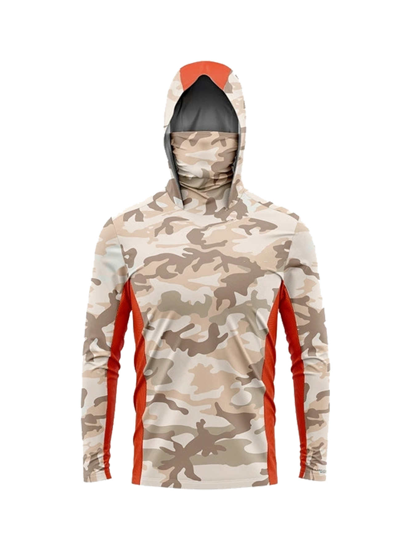 Fishing Mask Sun Protection - Camisa masculina com capuz para pesca,