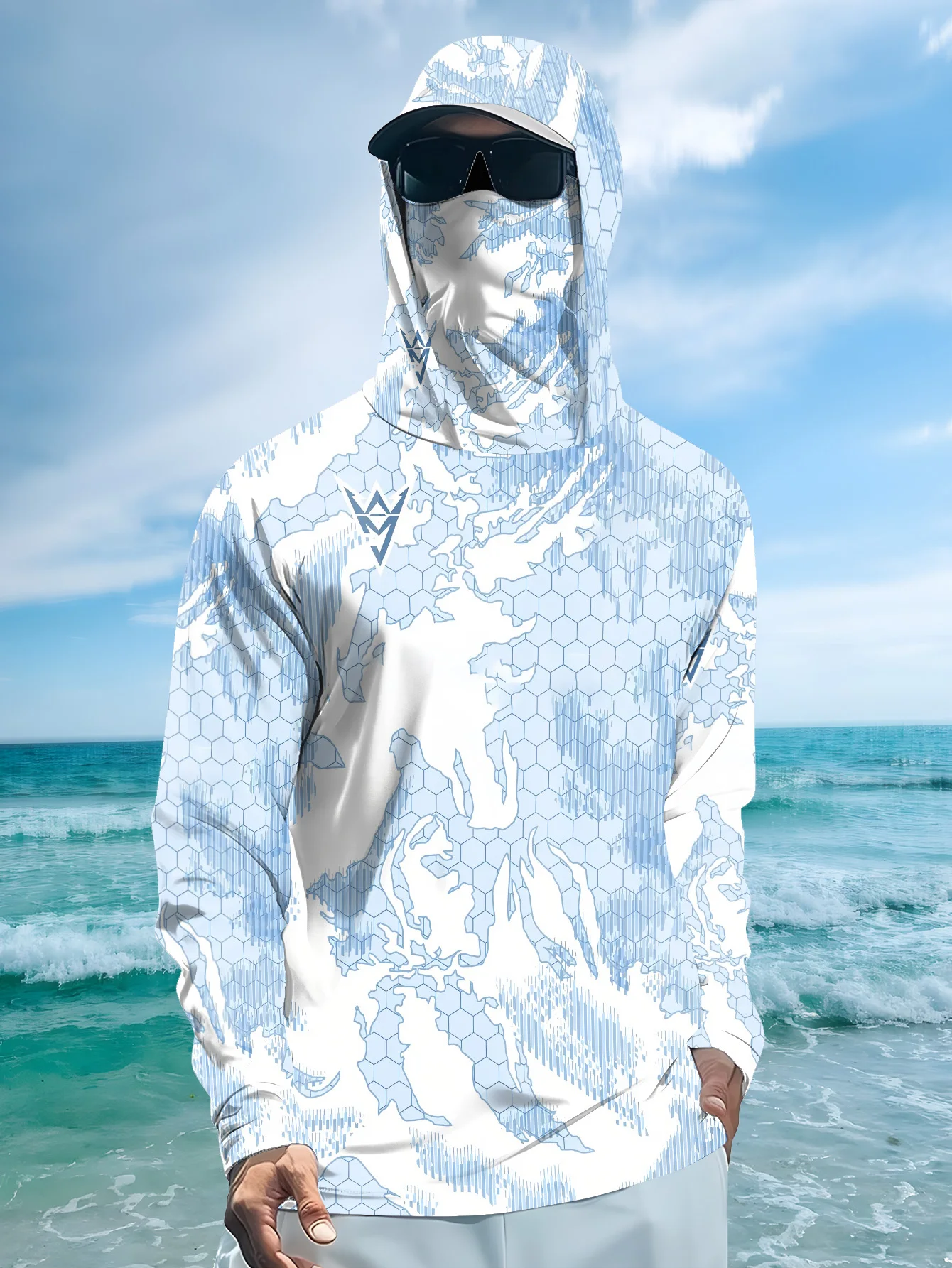 Fishing Mask Sun Protection - Novo Modelo 2026 de Camisa de