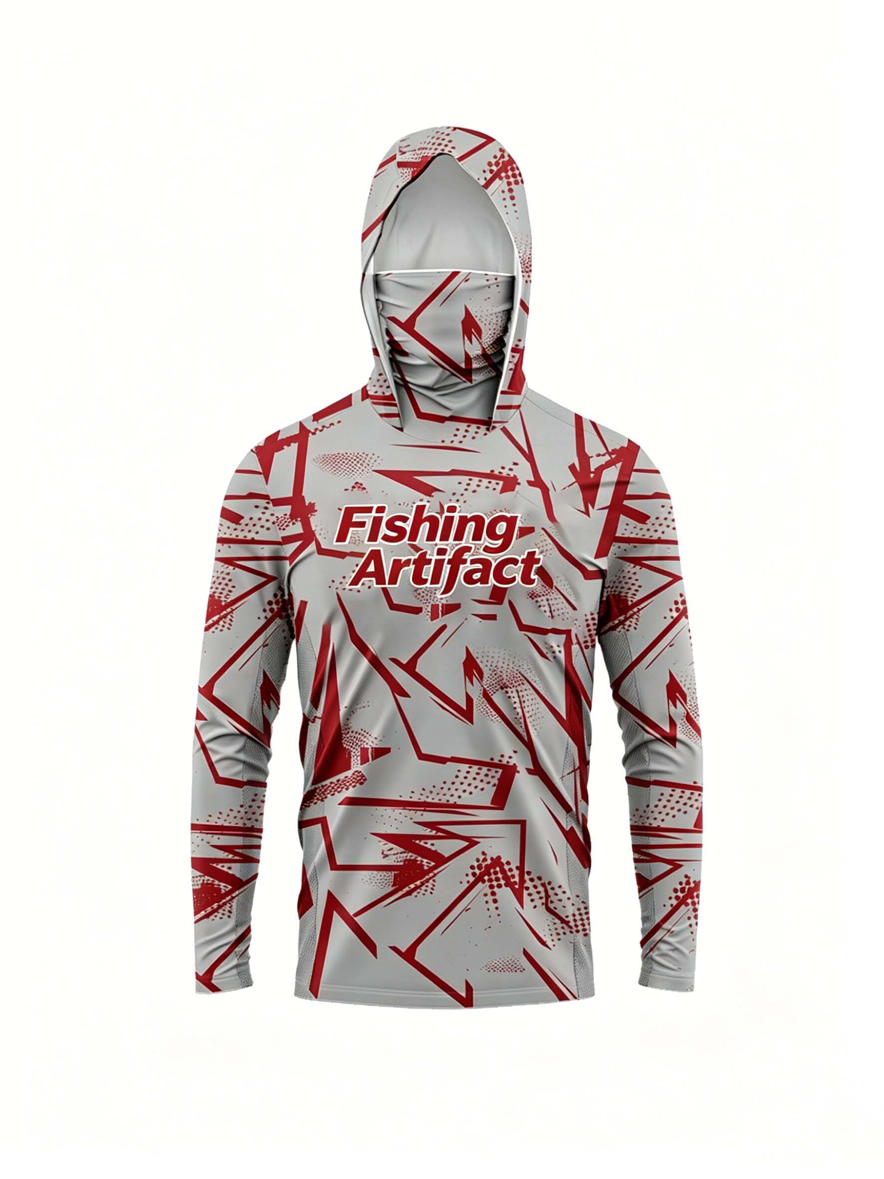 Camisa de Pesca Masculina de V - Fishing Mask Sun Protection avaliação e preço