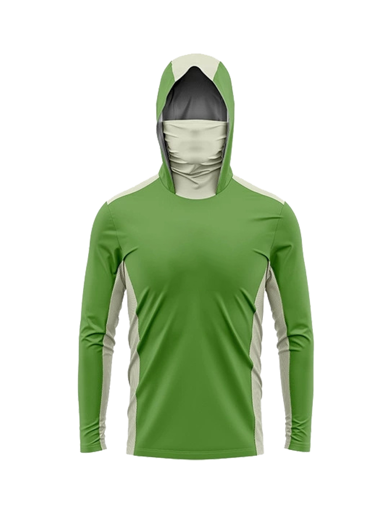 Camisa masculina com capuz par - Fishing Mask Sun Protection avaliação e preço