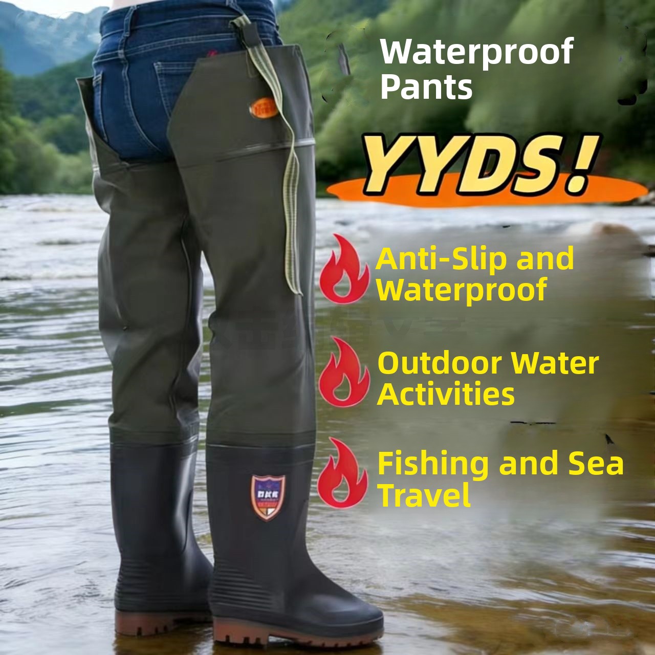 Botas de Chuva Reforçadas Acim - Fishing Pants Waterproof avaliação e preço